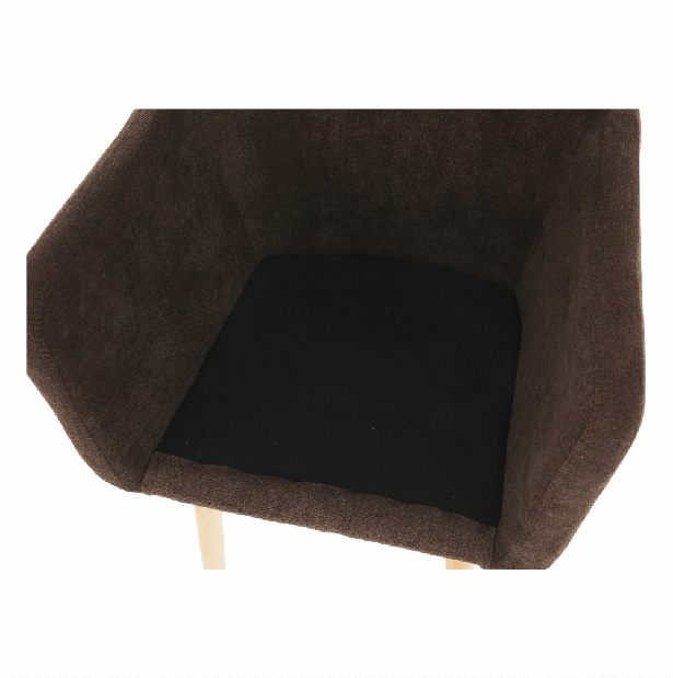 Jídelní židle Dabir (tmavohnědá)