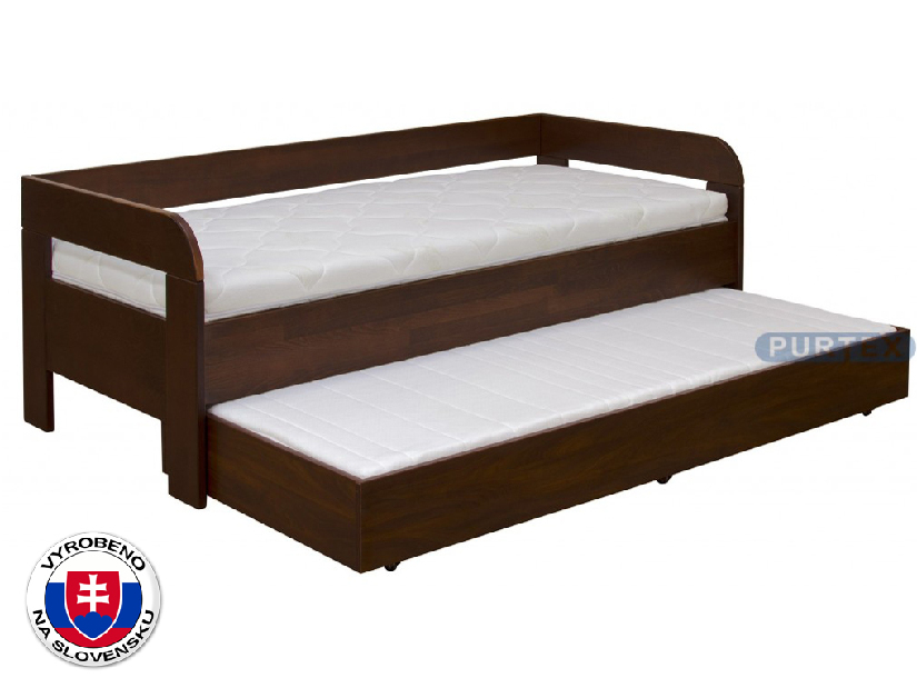 Jednolůžková postel 200x90 cm Eva (masiv)