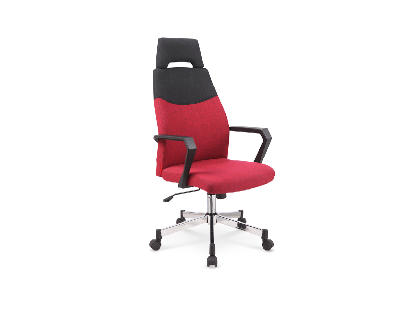 Kancelářská židle Olenf (červená + černá)