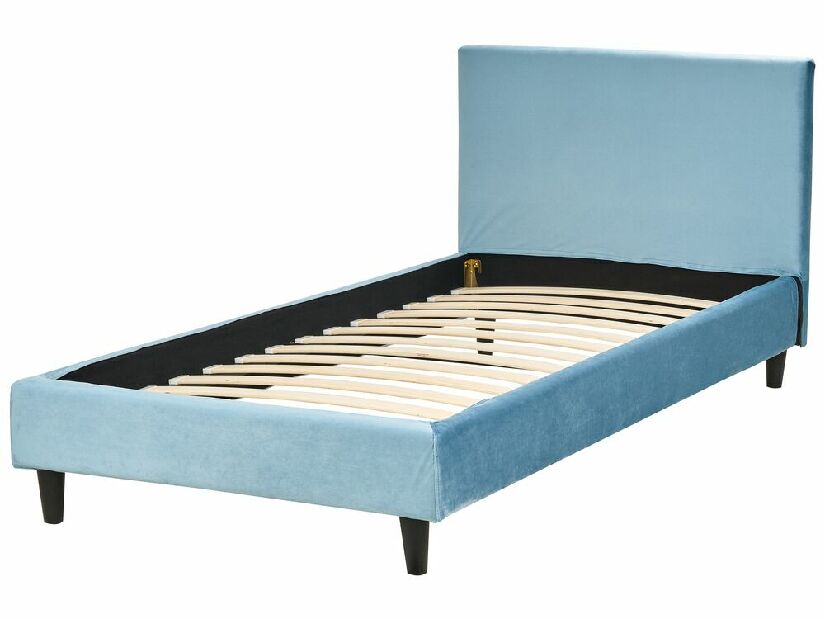 Jednolůžková postel 200 x 90 cm Ferdinand (modrá) (s roštem)