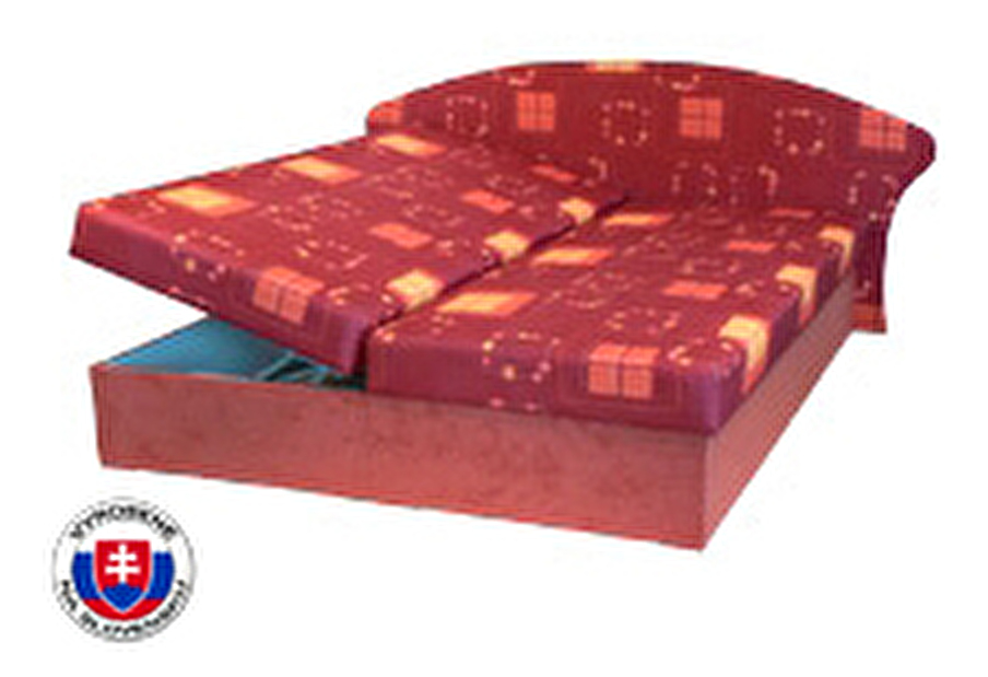 Manželská postel 160 cm Lukáš (s pružinovou matrací)