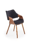 Jídelní židle K396 (černá + ořech)