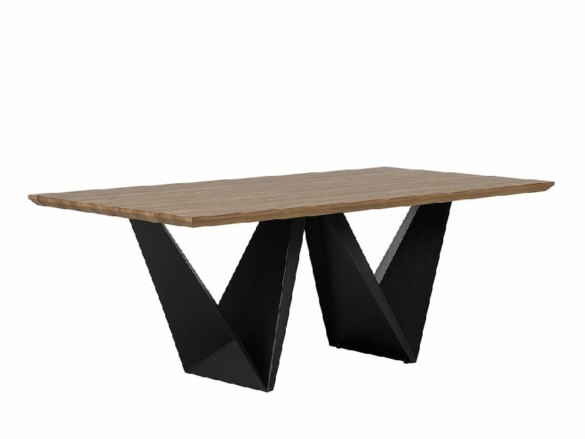 Jídelní stůl Sidon (pro 8 osob) (tmavé dřevo)