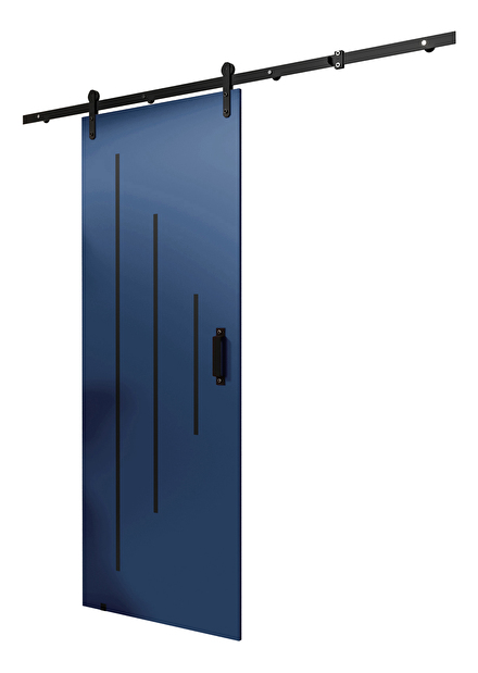 Posuvné dveře 90 cm Lorriane Y (tmavě modrá)