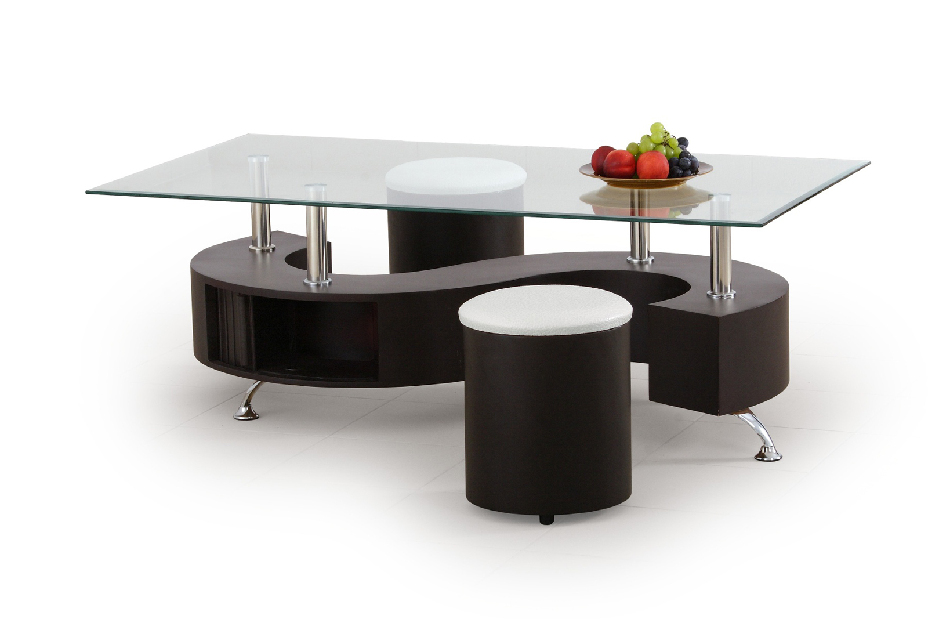 Konferenční stolek Nina Wenge (s taburetkami) *výprodej