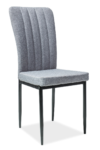 Jídelní židle Jan (šedá + černé nohy)*výprodej 