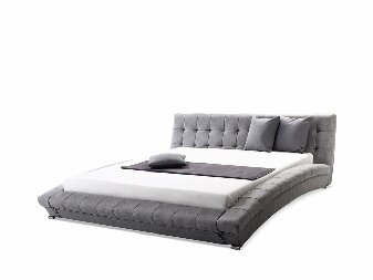 Manželská postel 160 cm LILLY (s roštem) (šedá)