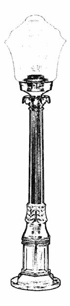 Venkovní podlahové svítidlo Sufyan (černá)