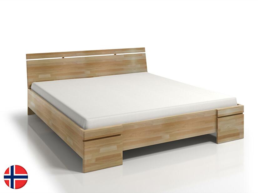 Manželská postel 200 cm Naturlig Bavergen Maxi (buk) (s roštem)