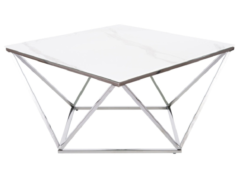 Konferenční stolek Sixta (mramor + ocelová)