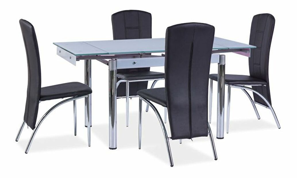 Jídelní stůl GD-093 (bílá) (pro 4 až 6 osob)