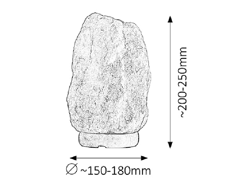 Dekorativní svítidlo Rock 4130 (hnědá)
