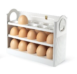 Držák na vajíčka do chladničky Swiz (bílá)