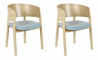 Set 2 ks jídelních židlí Marika (světlé dřevo)