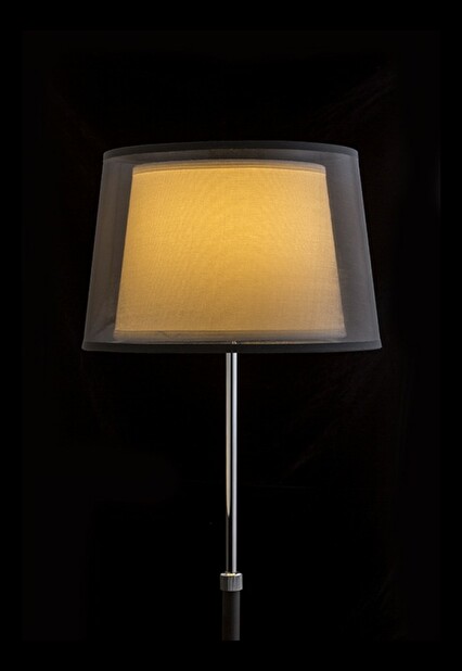 Stojanová lampa Esplanade 230V E27 42W (černá + bílá + chrom)