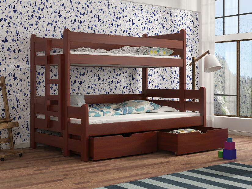 Dětská patrová postel 90 cm Bivi (calvados)