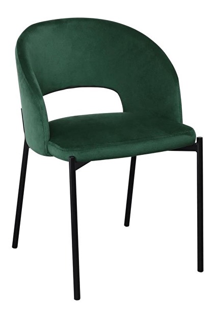 Jídelní židle Karta (tmavě zelená)