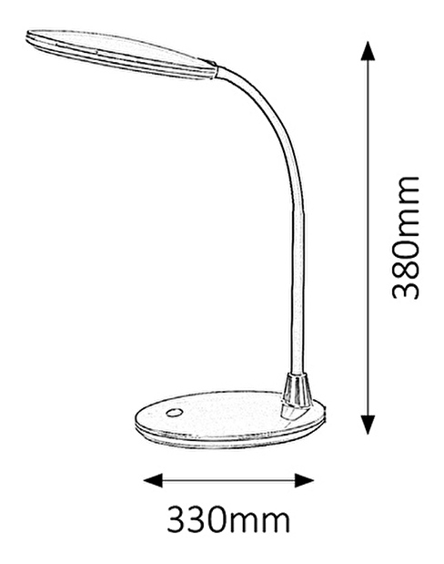 Stojanová lampa Oliver 4298 (fialová)