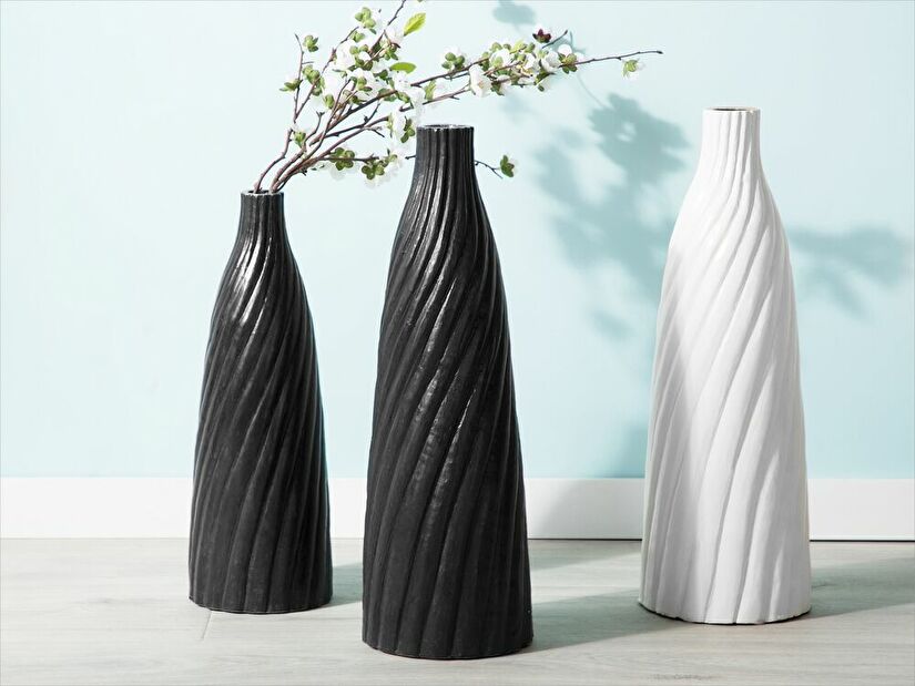 Váza FRONIA 45 cm (keramika) (černá)