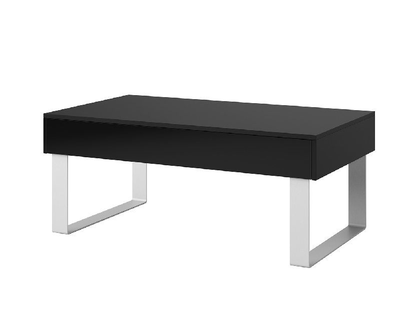 Konferenční stolek Calabria VS (černá matná + lesk černý)
