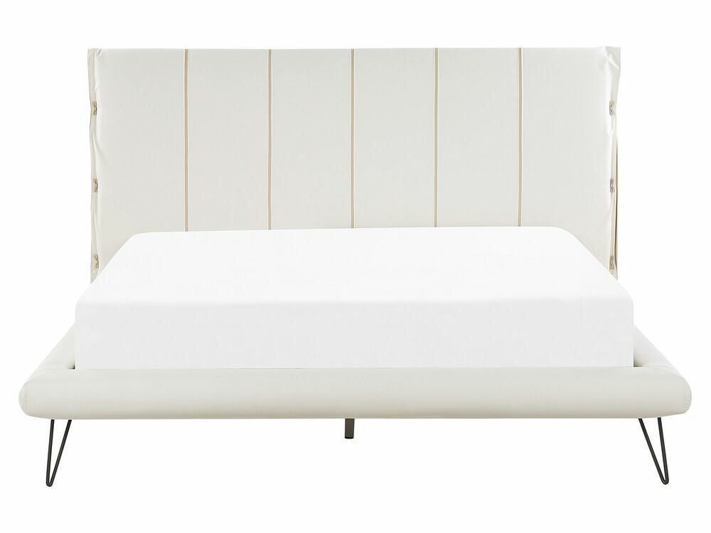 Manželská postel 160 cm BETTEA (s roštem) (bílá)