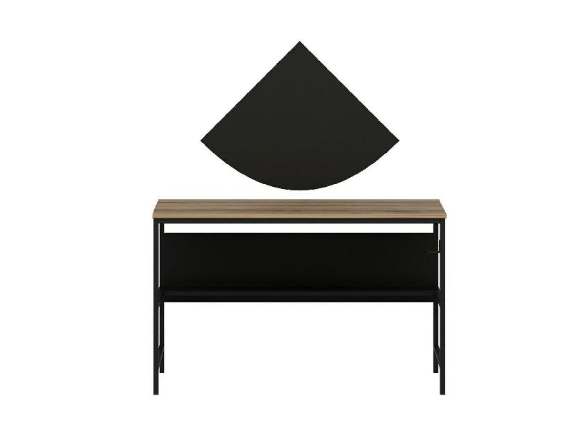 PC stolek Grana (zlatá + černá)