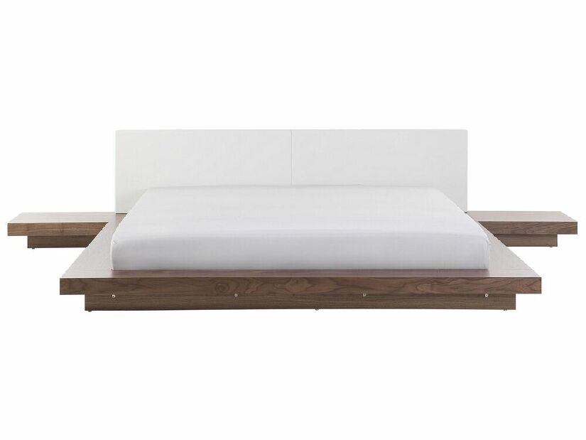 Manželská vodní postel 180 cm Zendaya (světlohnědá) (s matrací)