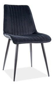 Jídelní židle Kelly (černá + černá)