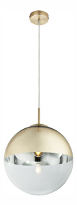 Závěsné svítidlo Varus 15857 (moderní/designové) (zlatá + průhledná)