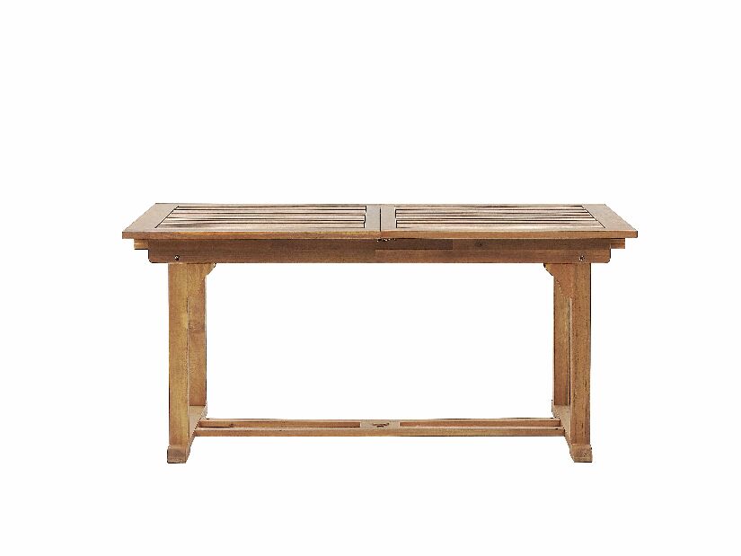 Rozkládací zahradní stůl JAMBA (pro 6 až 8 osob) (světlé dřevo) *výprodej