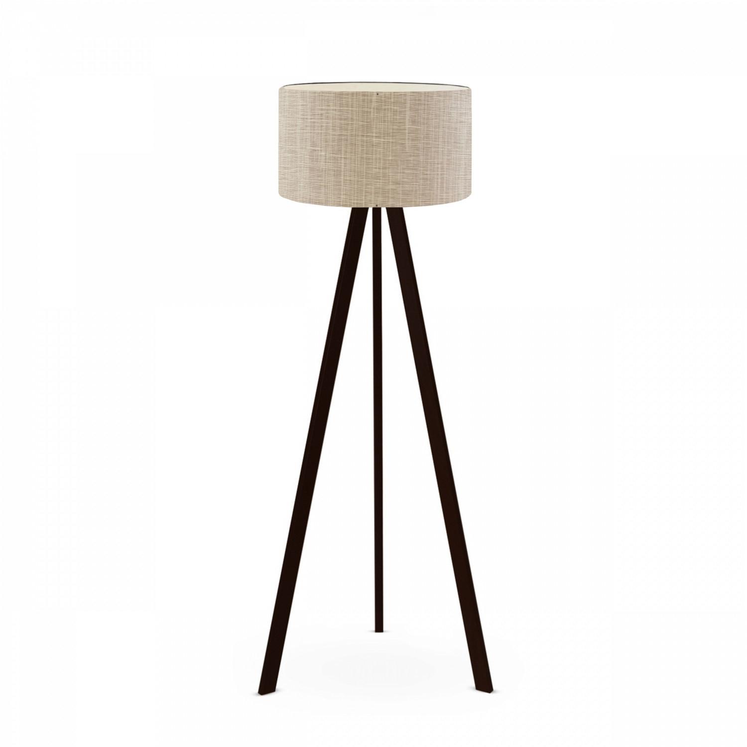 Stojanová lampa Amorekko 5 (světlobéžová + černá)