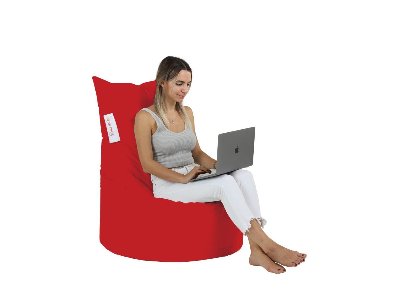 Sedací pytel Beemin (červená)