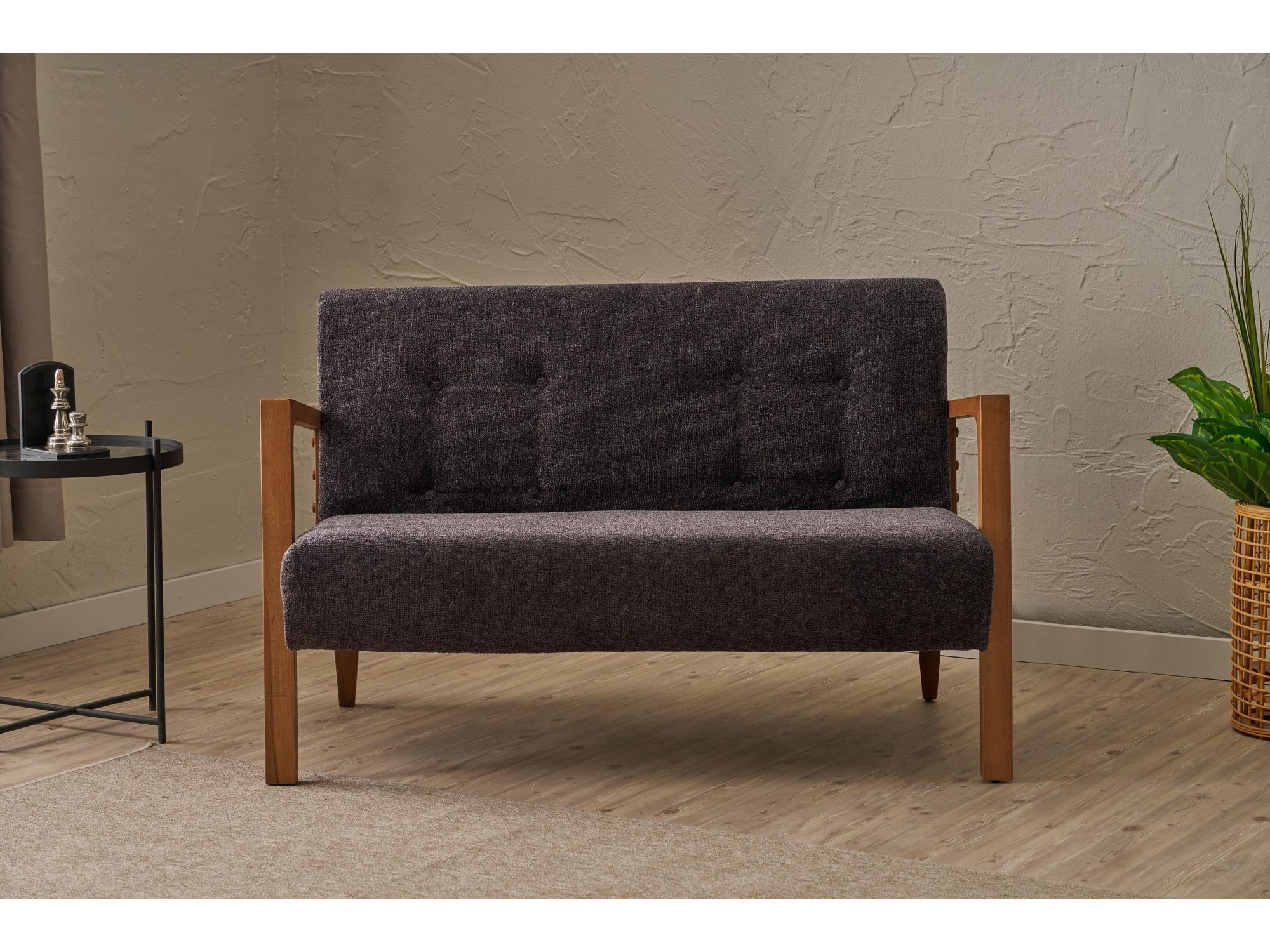 Pohovka dvousedačka Kramer (antracit)