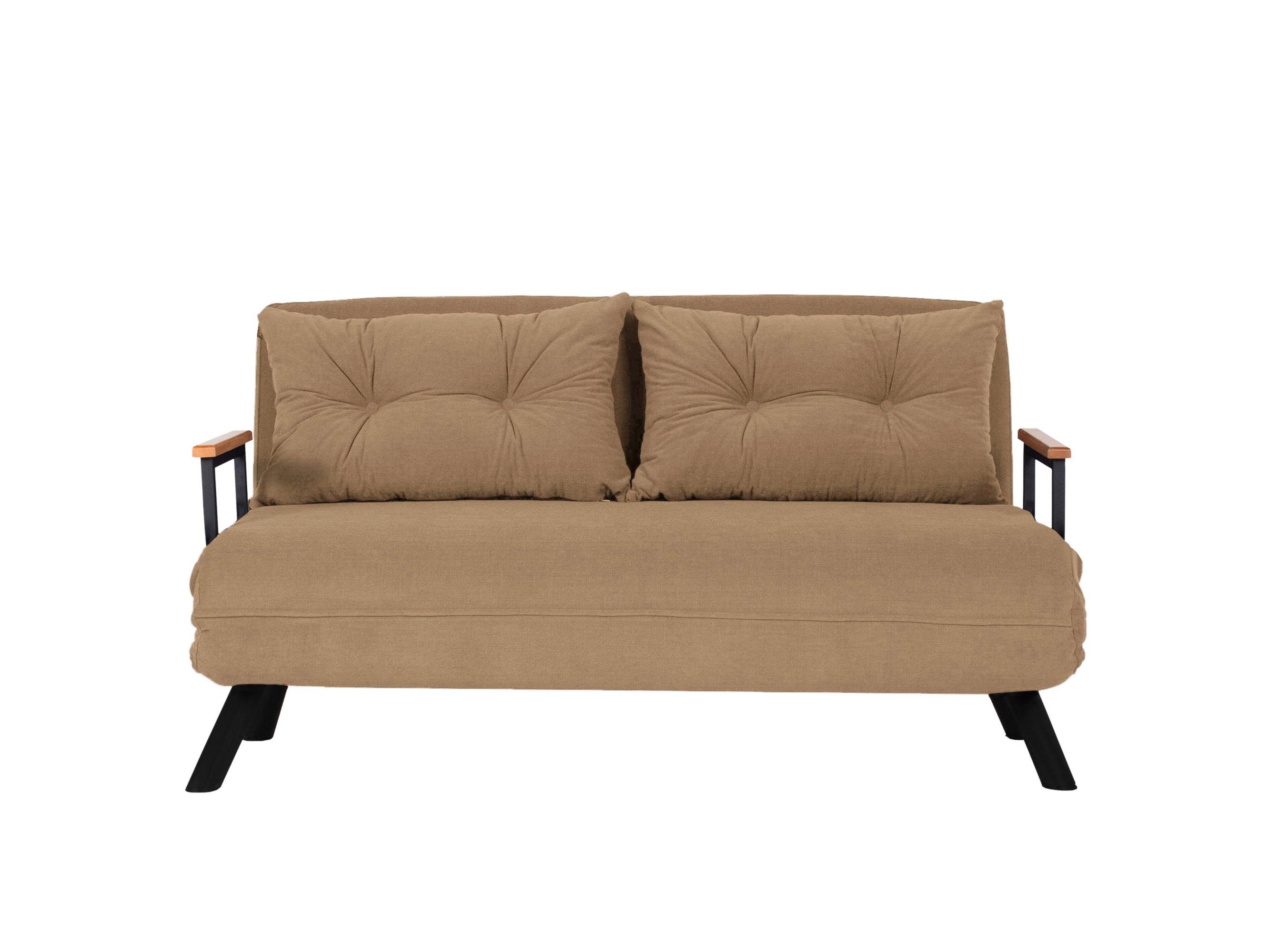 Pohovka futon Sandy (světlohnědá)