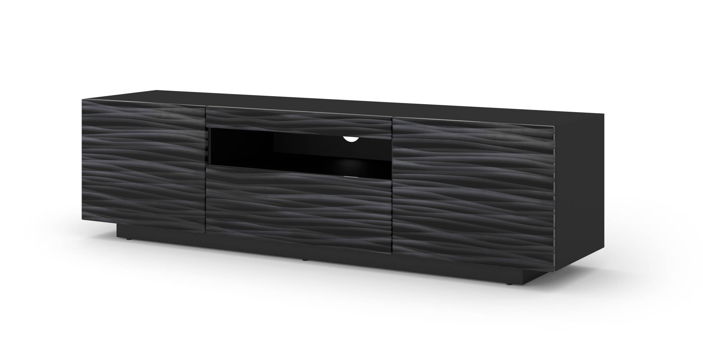 TV stolek/skříňka Aurora 150 (sahara černá)