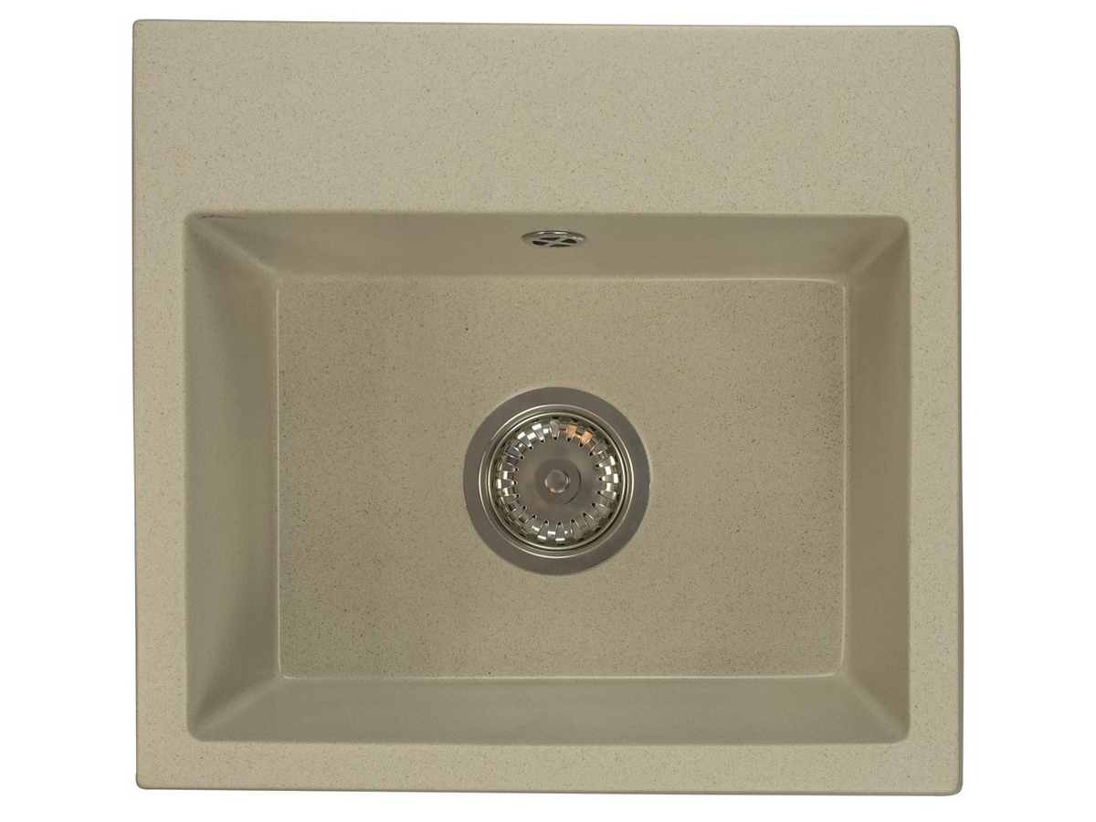 Kuchyňský dřez Donius (béžová) (bez otvoru pro baterii)