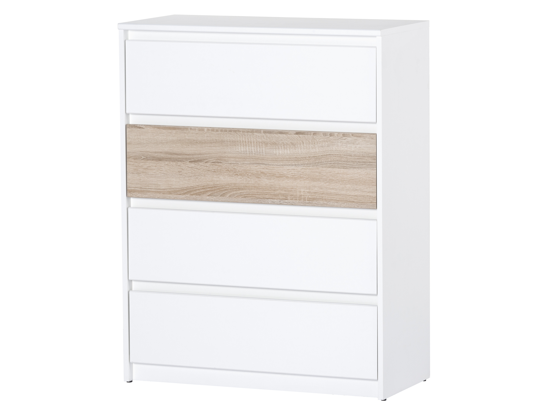 Komoda Wanta 07 (bílá + dub sonoma)