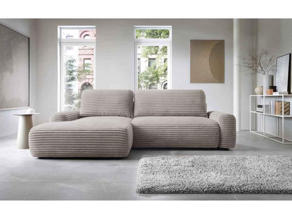 Rohová sedací souprava Afelia (L) (sivobéžová)