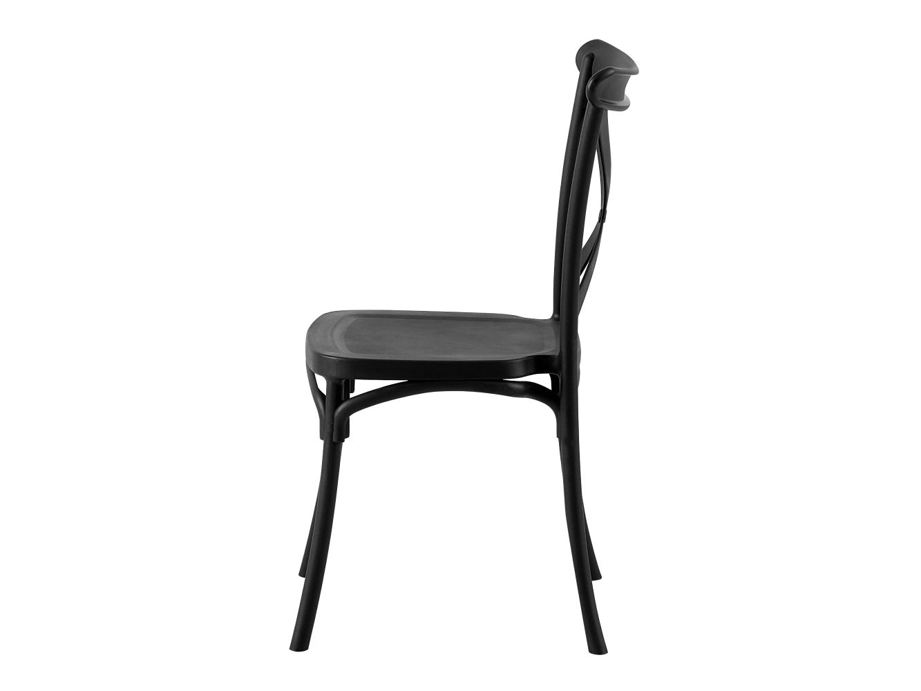 Jídelní židle SAVIVA (černá)