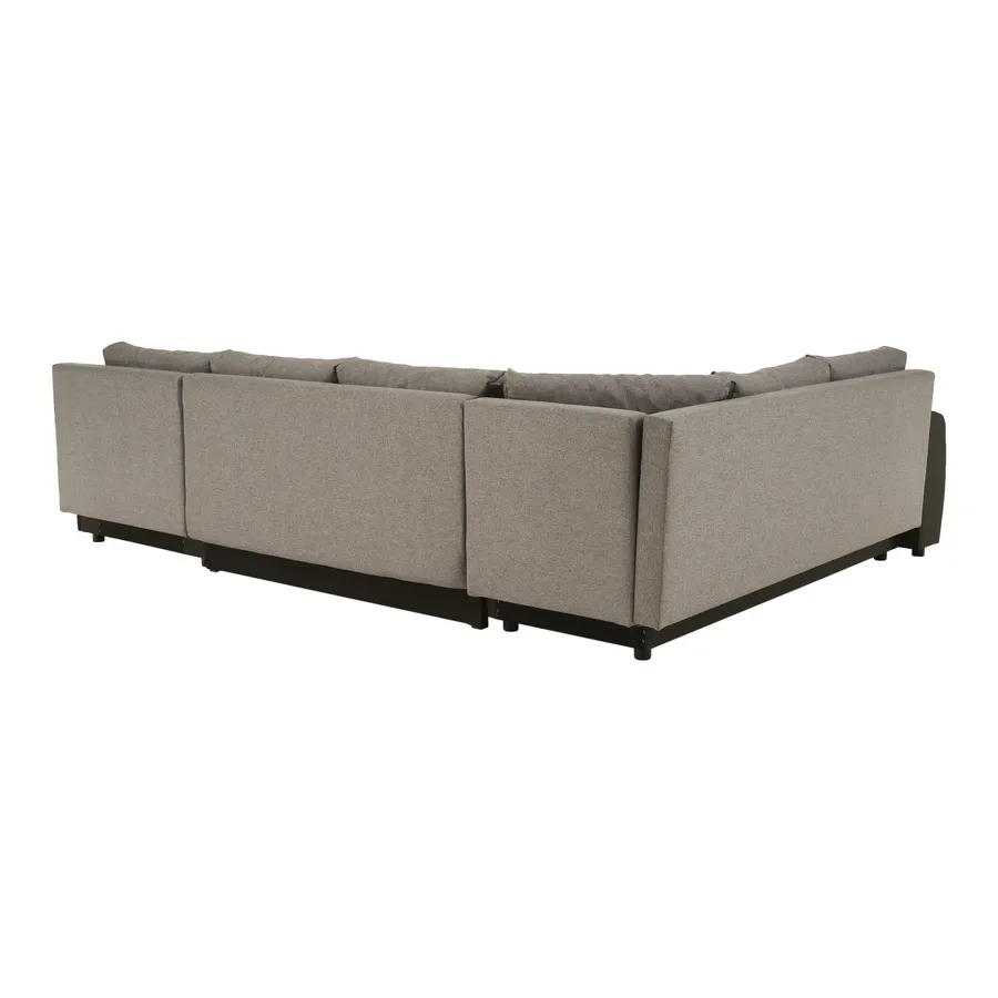 Rohová sedačka Bonny (černá) (L)