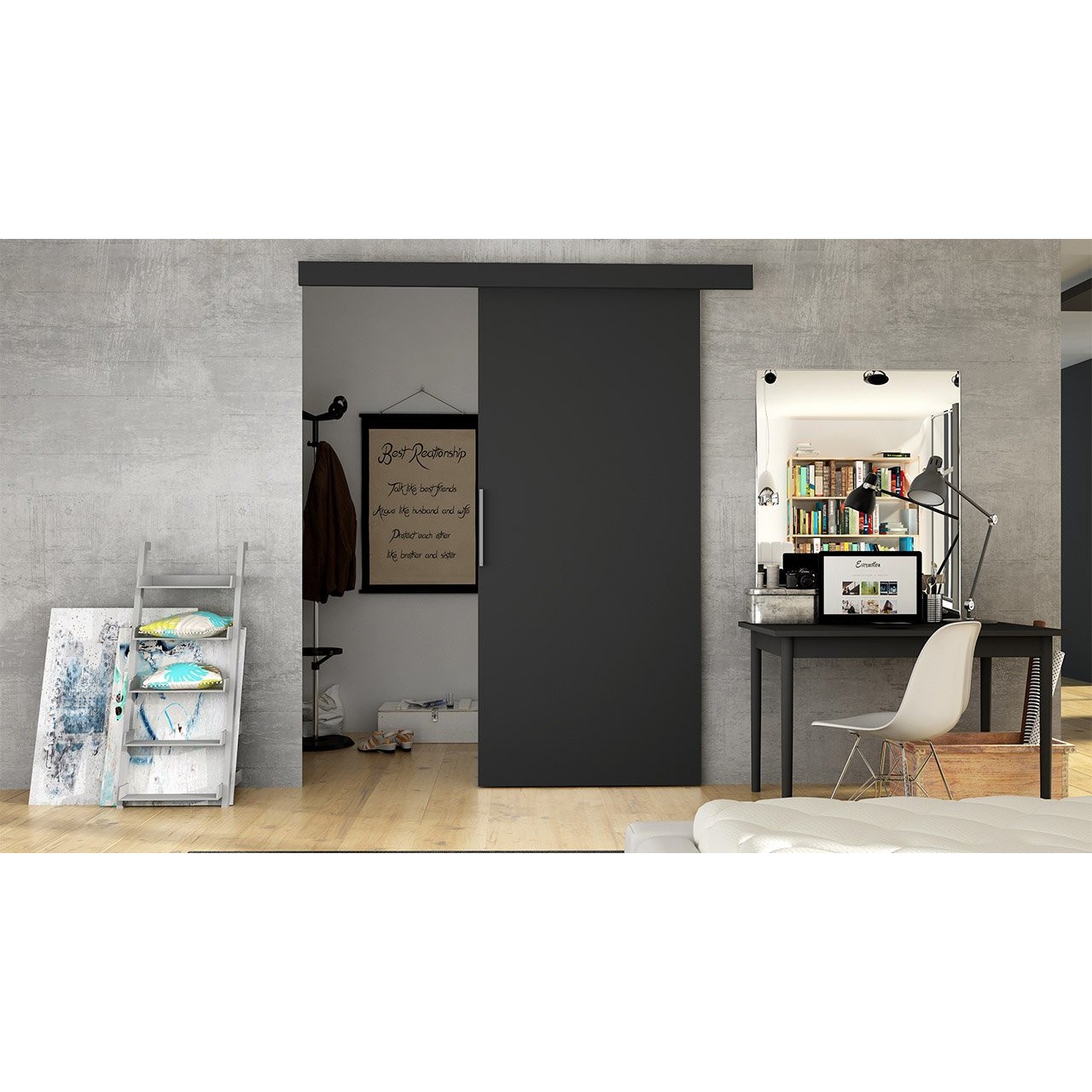 Posuvné dveře Molania 80 I (čokoládová)