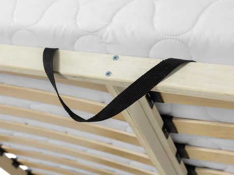 Manželská postel 180 cm Lentoa (modrá) (s roštem) (s úl. prostorem)