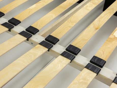 Manželská postel 180 cm Lentoa (modrá) (s roštem) (s úl. prostorem)