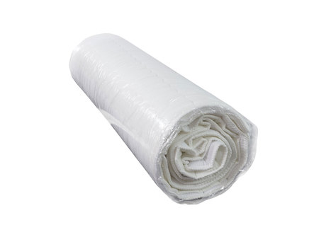 Jednolůžková postel 80 cm Hebara 1 (šedá) (s roštem a matrací) (s úl. prostorem) (L)