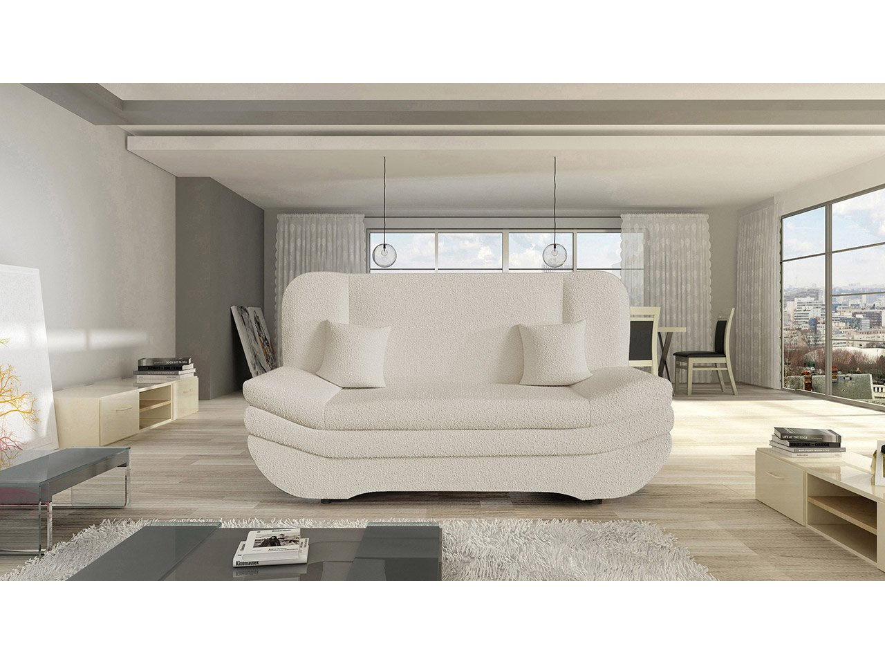 Sedačka Nyssa (světlobéžová)