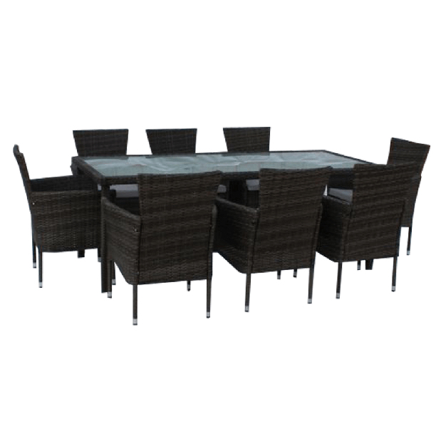 Zahradní nábytek Melbourne (šedá)