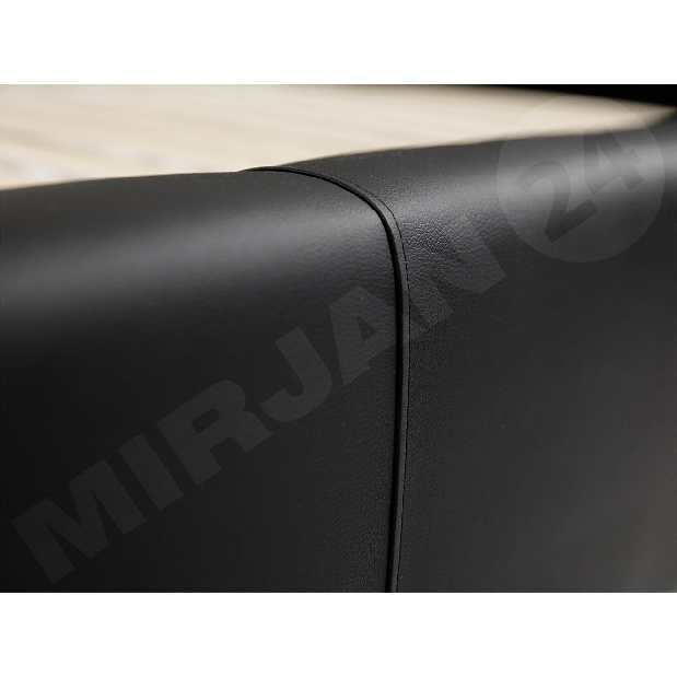 Kontinentální postel Enoa (černá) *bazar