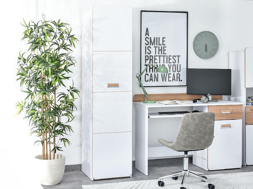 Nábytek do studentského pokoje Clerigo 07 (bílá)