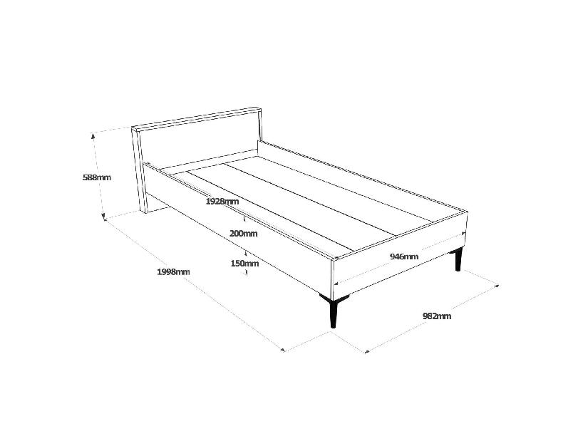 Sada nábytku do dětského pokoje Arvokan (hnědá + antracit)