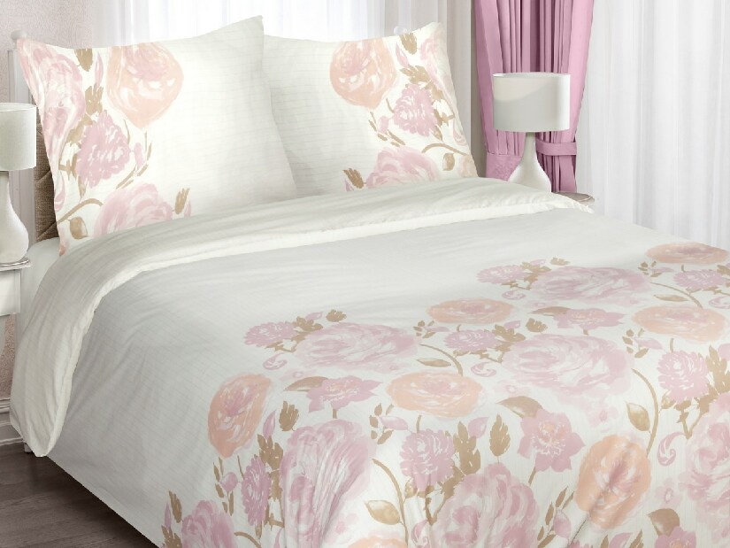 Povlečení 200x220 cm Rosa (růžová) (komplet s povlečením na polštáře)
